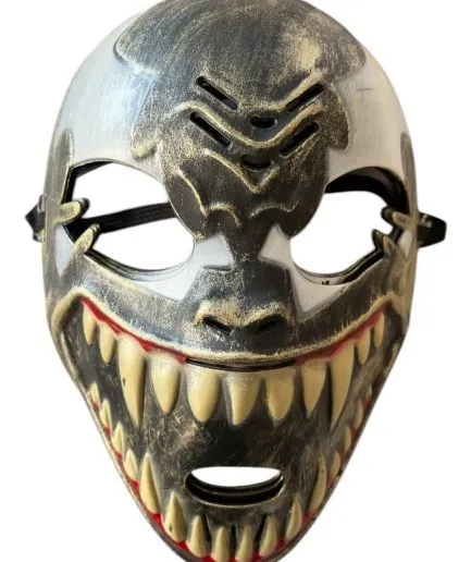 Máscara Halloween del Terror Dorada