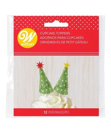 Toppers Paraguas Estrellas Navidad Wilton