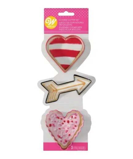 Cortadores de Galletas Corazones y Flecha Wilton