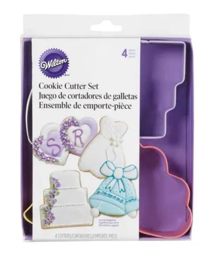 Cortadores para Galletas Matrimonio Wilton