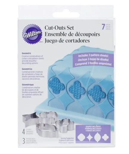7 Cortadores Metálicos Geométricos Wilton