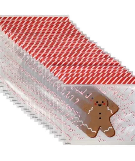 Bolsas Navidad Muñeco Jengibre Wilton