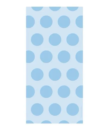 Bolsas Cumpleaños Sopresas Polka Celeste