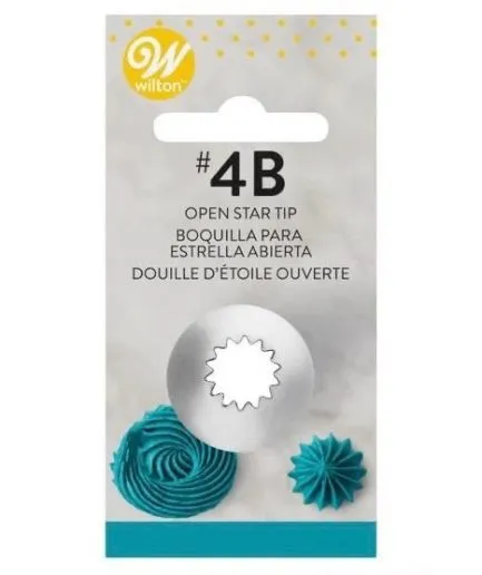 Boquilla #4B Estrella Abierta Wilton