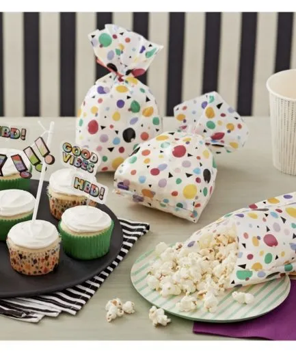 20 Bolsas Cumpleaños Sorpresas Galletas Souvenirs Wilton