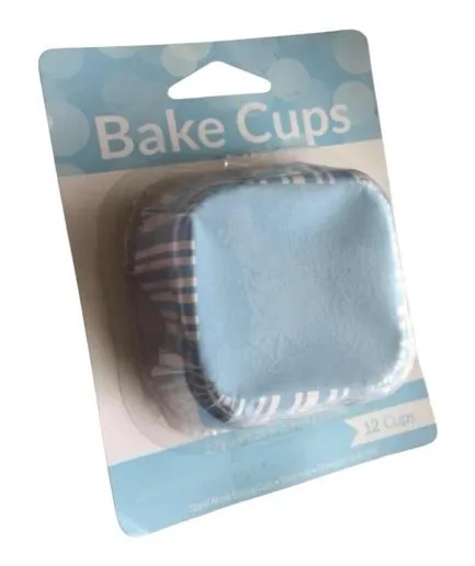 12 Cápsulas Cuadradas Celeste