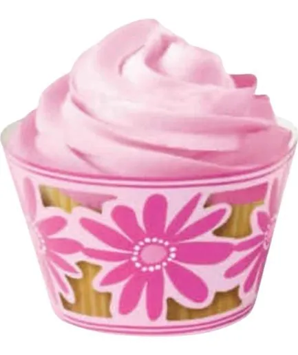 18 Cápsulas Flores Rosada Wilton