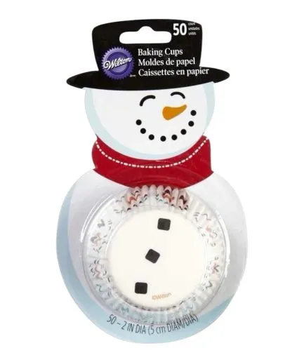 50 Cápsulas de Papel Navidad Wilton