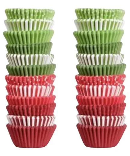 300 Cápsulas Tonos Rojo y Verde Wilton