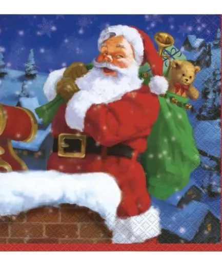 Servilletas Viejo Pascuero Navidad