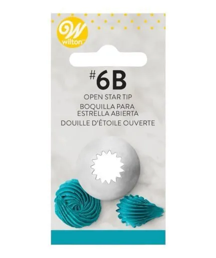 Boquilla #6B Estrella Abierta Wilton