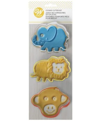 Cortadores de Galletas Elefante León Mono Wilton