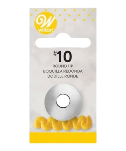 Boquilla #10 Punta Redonda Wilton