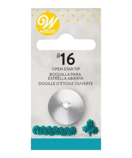 Boquilla #16 Estrella Abierta Wilton