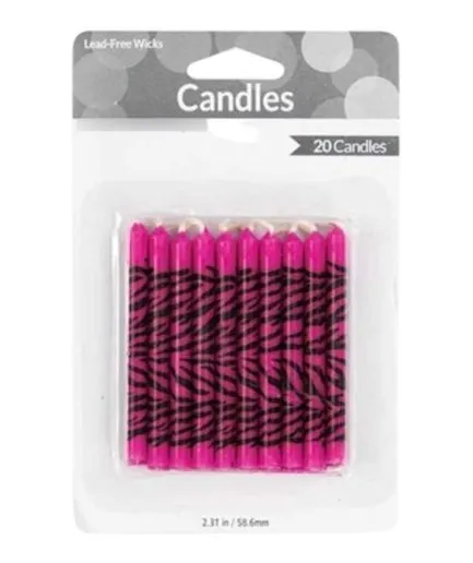 20 Velas Rosadas Print