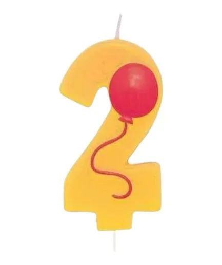 Vela Amarillo Número 2