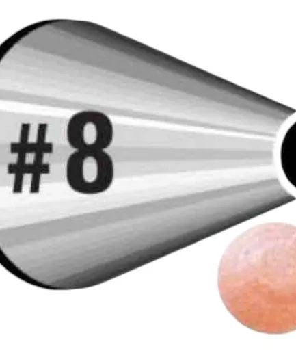 Boquilla #8 Punta Redonda Wilton