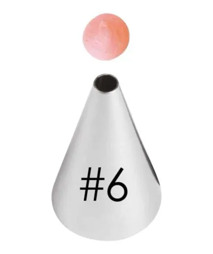 Boquilla #6 Punta Redonda Wilton