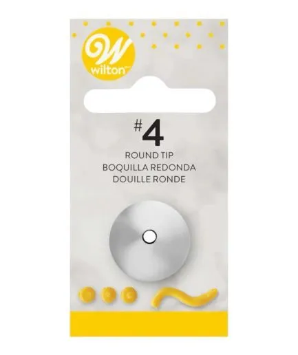 Boquilla #4 Punta Redonda Wilton