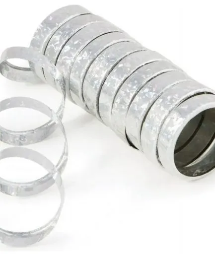 Serpentinas Metálicas Plateada