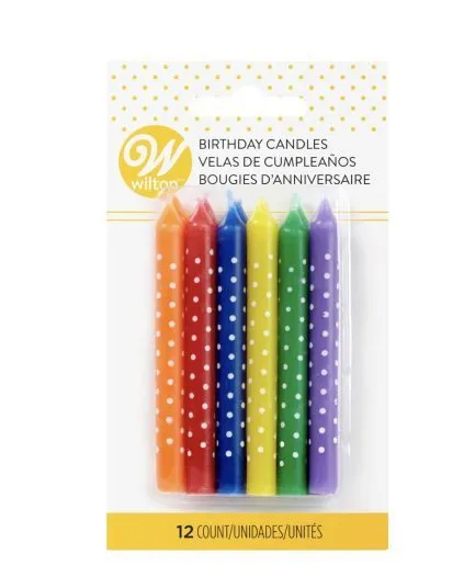 Velas de Colores Polka Wilton