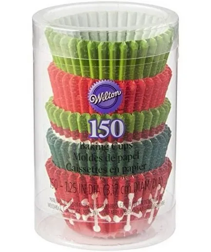 150 Cápsulas Navidad Wilton