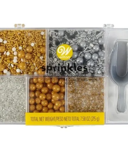 Sprinkles Holiday Surtido de Decoraciones Navidad Wilton